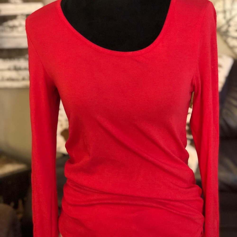 Red Long sleeve top